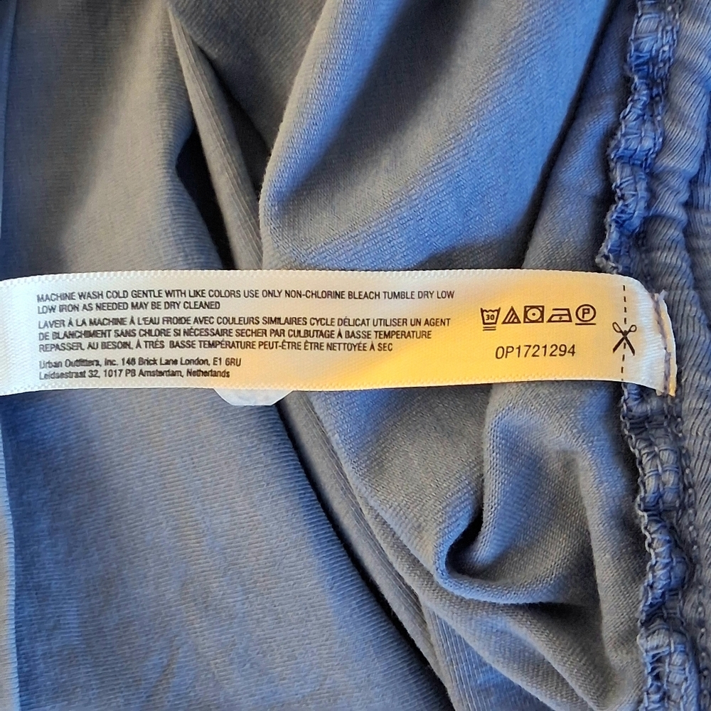 Daily Practice Anthropologie Drawstring Adjustable Length Dress Plus Sz 1X Blue - Picture 7 of 10